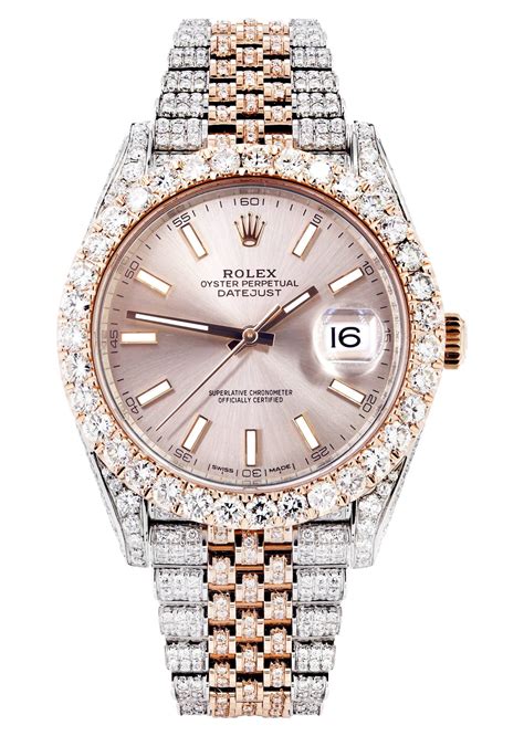 rolex rose gold datejust diamond|rolex rose gold datejust price.